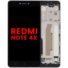 LCD Assembly With Frame For Xiaomi Redmi Note 4x (Aftermarket Plus) (Black)