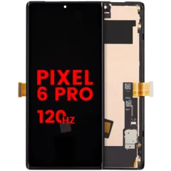 OLED Assembly With Frame (Without Fingerprint Sensor) For Google Pixel 6 Pro (Aftermarket Plus / 120HZ) (All Colors)