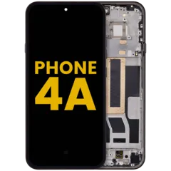 OLED Assembly With Frame For Nothing Phone (4a) (Refurbished) (Black)