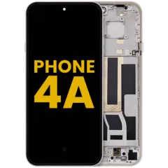 OLED Assembly With Frame For Nothing Phone (4a) (Refurbished) (White)