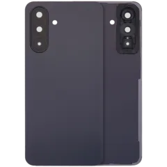 Back Cover Glass With Camera Lens For Samsung Galaxy A26 5G (A266 / 2025) (No Logo) (Aftermarket Plus) (Black)