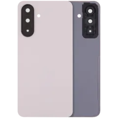 Back Cover Glass With Camera Lens For Samsung Galaxy A26 5G (A266 / 2025) (No Logo) (Aftermarket Plus) (Peach Pink)