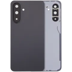 Back Cover Glass With Camera Lens For Samsung Galaxy A36 5G (A366 / 2025) (No Logo) (Aftermarket Plus) (Black)