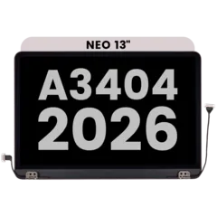 Complete LCD Display Assembly For MacBook Neo 13" A3404 (2026) (Used OEM Pull: Grade A) (Blush)