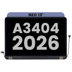 Complete LCD Display Assembly For MacBook Neo 13" A3404 (2026) (Used OEM Pull: Grade A) (Indigo)