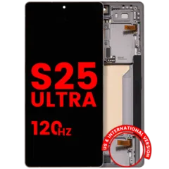 OLED Assembly With Frame For Samsung Galaxy S25 Ultra 5G (US & International) (Aftermarket Pro) (120Hz) (Titanium Pink Gold / Jade Green / Grey)