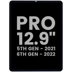 LCD Assembly With Digitizer For iPad Pro 12.9" 5th Gen (2021) / Pro 12.9" 6th Gen (2022) (Used OEM Pull: Grade B) (All Colors)