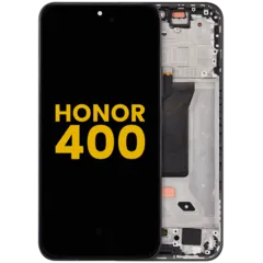 OLED Assembly With Frame For Honor 400 (Refurbished) (Midnight Black)