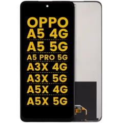 LCD Assembly Without Frame Compatible For OPPO A5 4G / A5 5G / A5 Pro 5G / A3x 4G / A3x 5G / A5x 4G / A5x 5G (Refurbished) (All Colors)