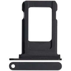 Single Sim Card Tray For iPhone 16e / 17e (Black)