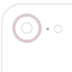 Back Camera Bezel Ring Only For iPhone 17e (Soft Pink)