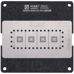 4in1 BGA Reballing Stencil For BGA153 / BGA169 (0.15MM) (Amaoe)