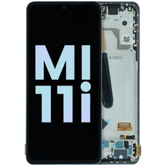 OLED Assembly With Frame for Xiaomi Mi 11i 5G (Service Pack) (Blue)