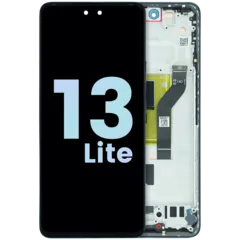 OLED Assembly With Frame for Xiaomi 13 Lite (Service Pack) (Black)