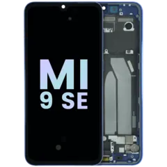OLED Assembly With Frame for Xiaomi Mi 9 SE (Service Pack) (Blue)