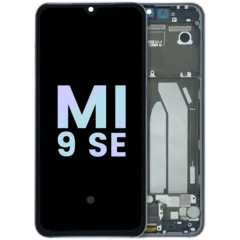 OLED Assembly With Frame for Xiaomi Mi 9 SE (Service Pack) (Gray)