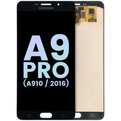 OLED Assembly Without Frame for Samsung Galaxy A9 Pro (A910 / 2016) (Service Pack) (Black)