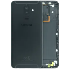 Back Cover Glass for Samsung Galaxy A6 Plus (A605 / 2018) (Service Pack) (Black)