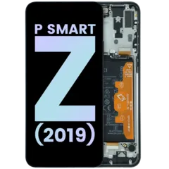 LCD Assembly With Frame for Huawei P Smart Z (2019) (Service Pack) (Midnight Black)