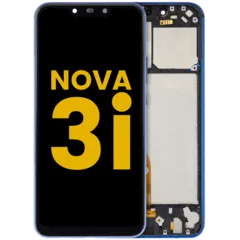 LCD Assembly With Frame For Huawei Nova 3i (2018) (Refurbished) (Bluenull)