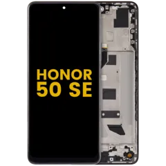 LCD Assembly With Frame For Honor 50 SE (2021) (Refurbished) (Black)