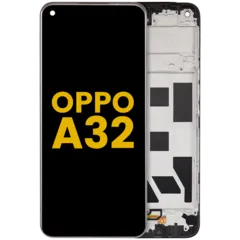 LCD Assembly With Frame Compatible For Oppo A32 (2020) (Refurbished) (All Colors)