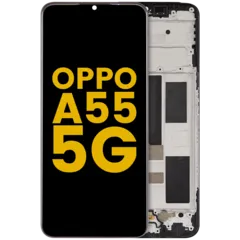 LCD Assembly With Frame For Oppo A55 5G (2021) (Refurbished) (All Colors)