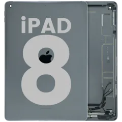 Back Housing Compatible for iPad 8 (2020) (Used OEM Pull: Grade A) (Space Gray)