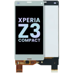 LCD Assembly Without Frame For Sony Xperia Z3 Compact (Genuine OEM) (White)