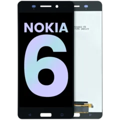 LCD Assembly Without Frame For Nokia 6 (Genuine OEM) (Black)