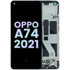 OLED Assembly With Frame For Oppo A74 4G (2021) (Genuine OEM) (All Colors)