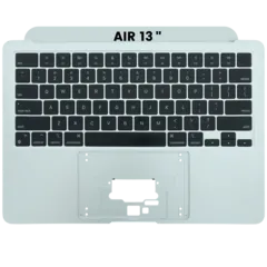Top Case with Keyboard (ANSI US) For MacBook Air 13" A2681 (2022) (Used OEM Pull: Grade B) (Silver)
