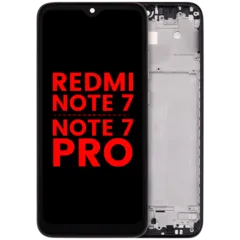 LCD Assembly With Frame For Xiaomi Redmi Note 7 / 7 Pro (Aftermarket Plus) (Space Black)