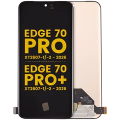 OLED Assembly Without Frame For Motorola Edge 70 Pro (XT2607-1/-2 / 2026) / Edge 70 Pro+ (XT2607-1/-2 / 2026) (Refurbished) (All Colors)