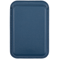 Mount Wallet Omni Potent Magnetic,Leather,MagSafe Compatible Navy Blue 01
