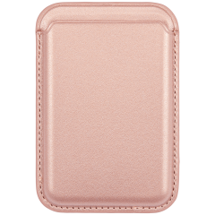 Mount Wallet Omni Potent Magnetic,Leather,MagSafe Compatible Rose Gold 01