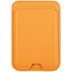 Mount Wallet Omni Ace Magnetic,Leather,MagSafe Compatible Cantaloupe 01