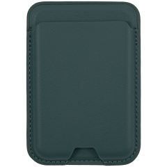 Mount Wallet Omni Ace Magnetic,Leather,MagSafe Compatible Dark Green 01