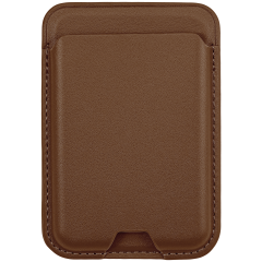 Mount Wallet Omni Ace Magnetic,Leather,MagSafe Compatible Coffee 01