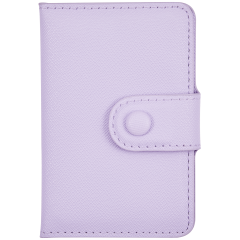 Mount Wallet Omni Scient Magnetic,Leather,MagSafe Compatible Lavender 01