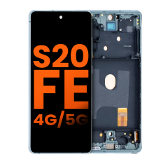 OLED Assembly With Frame Compatible For Samsung Galaxy S20 FE 4G / 5G (Blemish: Grade A) (Cloud Mint)
