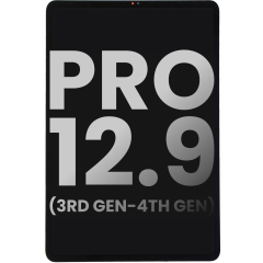 LCD Assembly With Digitizer Compatible For iPad Pro 12.9" 3rd Gen (2018) / iPad 12.9" 4th Gen (2020) (Used OEM Pull: Grade A) (All Colors)