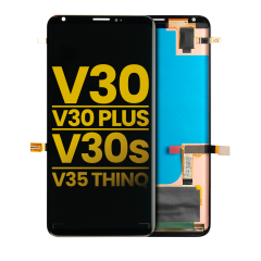 OLED Assembly Without Frame Compatible For LG V30 / V30 Plus / V30S / V35 ThinQ (Refurbished) (Aurora Black)