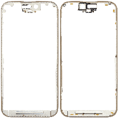 LCD Frame Without Glue Compatible For iPhone 15 Pro (5 Pack)