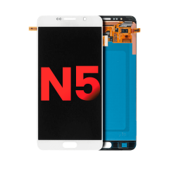 OLED Assembly Without Frame Compatible For Samsung Galaxy Note 5 (Aftermarket Plus) (White Pearl)