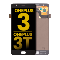 LCD Assembly Without Frame Compatible For OnePlus 3 / OnePlus 3T (Refurbished) (Black)