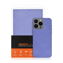 Wrapd Protective Film - Skin - Snake Pattern (Blue) (120MM*190MM) (10 Pack)