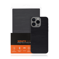 Wrapd Protective Film - Skin - Wood Grain (Black) (120MM*190MM) (10 Pack)