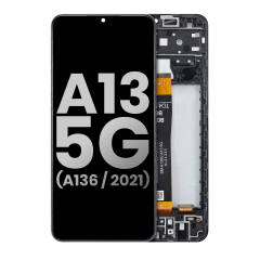 LCD Assembly With Frame Compatible For Samsung Galaxy A13 5G (A136 / 2021)  (OEM Pull Grade: A) (All Colors)