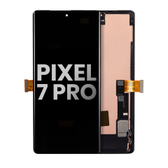 OLED Assembly Without Frame (With Finger Print Sensor) Compatible For Google Pixel 7 Pro (Used OEM Pull: Grade B/C) (All Colors)